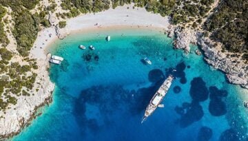 Lubenice beach on Island of Cres