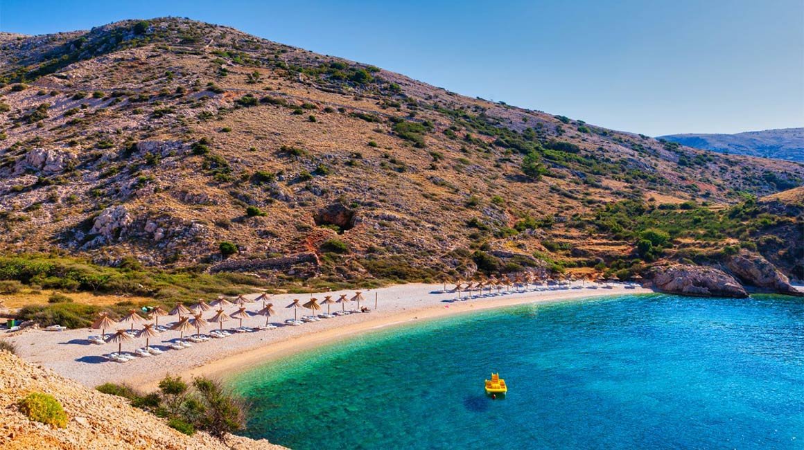 INSEL KRK - STRAND VON STARA BAŠKA