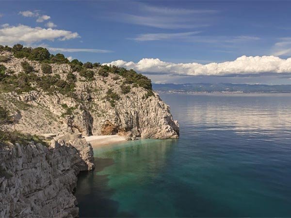 Brseč beach